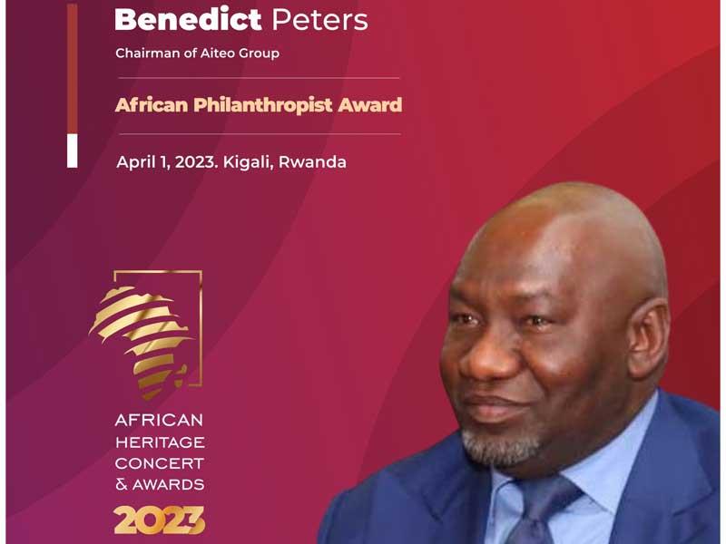 Business Mogul, Peters, to Receive African Philanthropist Award in Kigali